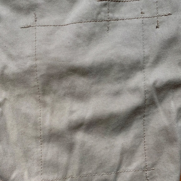 Trovata Pleated Bermuda Shorts with Back Hem Ties - Picture 4 of 4